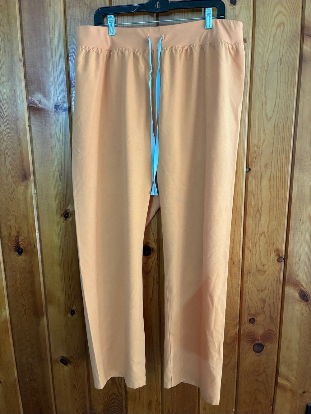 Fig scrub pants Drawstring Lounge Pants orange with gray strings 3XL nurse scrub